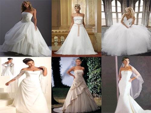 All of White Wedding Gown 